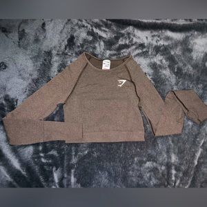 Cropped Gymshark Athletic Long Sleeve (New)